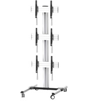 23216 - Reflecta Video Wall TV Stand 55T, (Triple, 3x 45" - 55", mobile )
