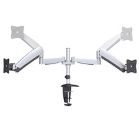 23261 - FLEXO DeskPro 27-1010 D; drziak LCD/TV 2x (13-27"); tilting +90°/-40°; Gas-filled Spring Syst.