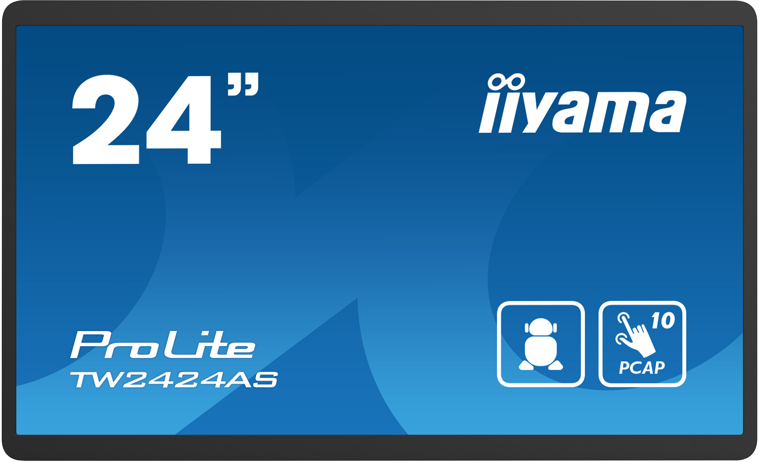 24" iiyama TW2424AS-B1: PCAP, Android 12,FHD