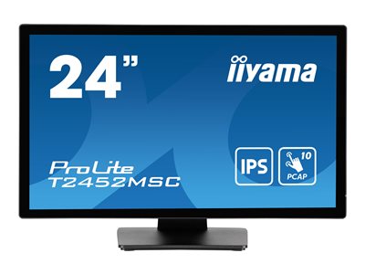 24" LCD iiyama T2452MSC-B1:PCAP,IPS,FHD,HDMI