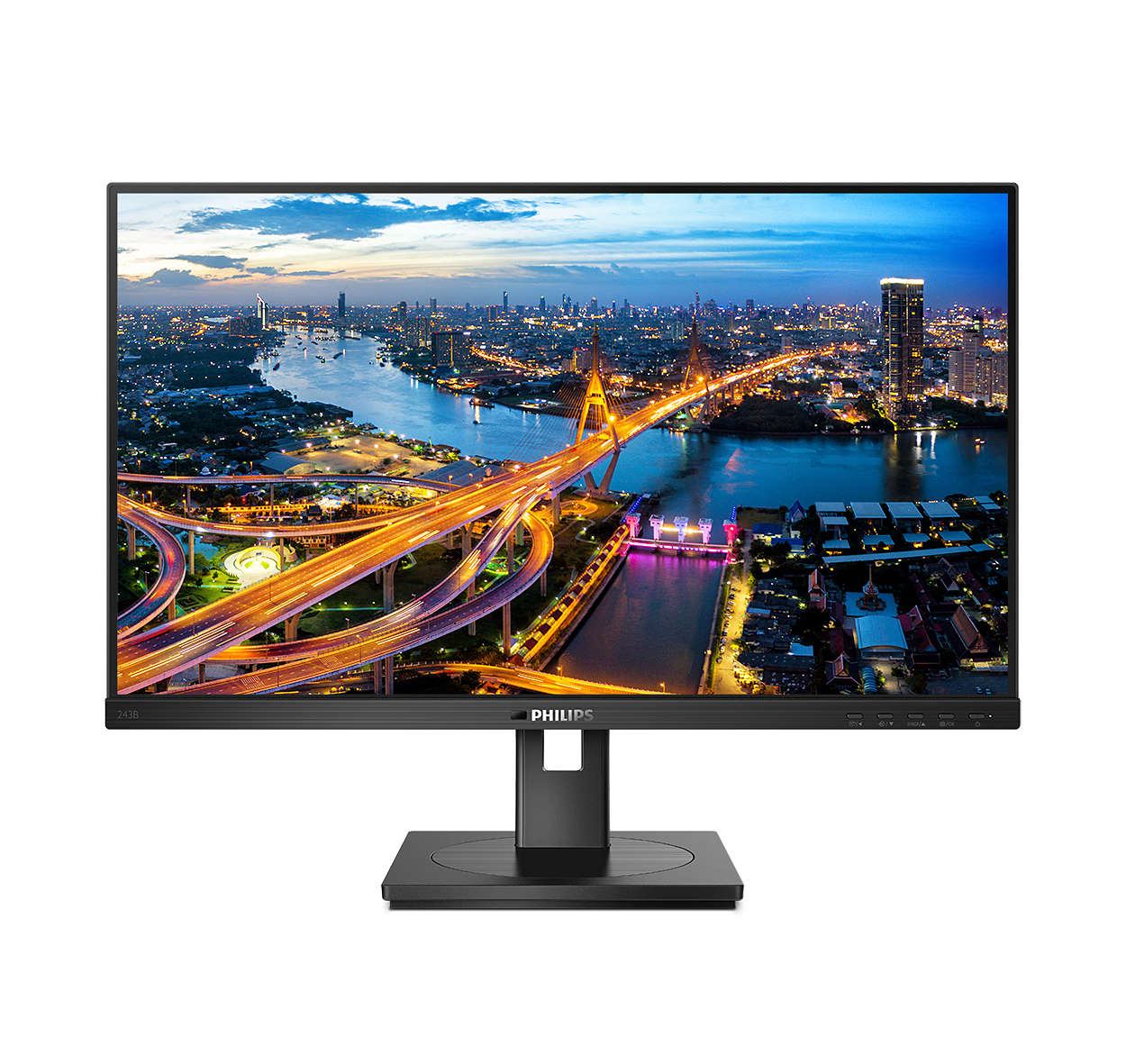 24" LED Philips 243B1 - FHD,IPS,RJ45,USB-C 243B1/00
