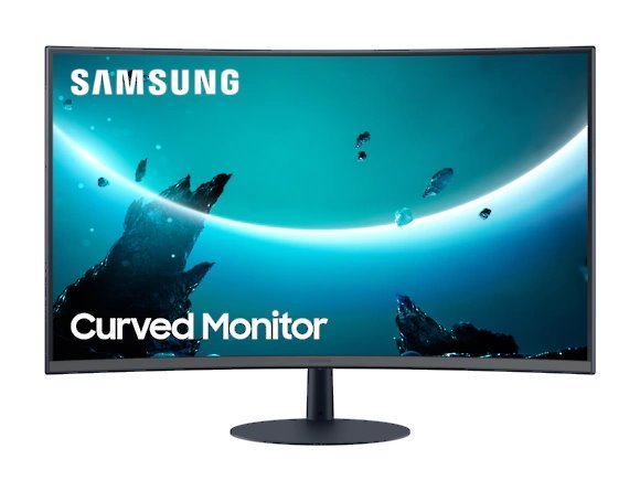 24" Samsung T55 FullHD Prohnutý 1000R, VA LC24T550FDRXEN