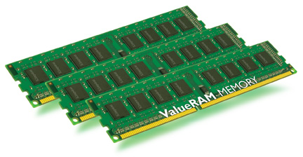 24GB 1600MHz DDR3 ECC CL11 DIMM (Kit of 3) w/TS KVR16E11K3/24