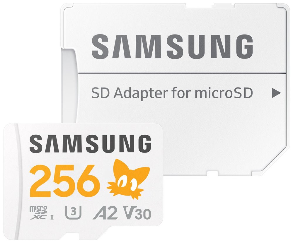 256 GB . microSDXC karta Samsung PRO Plus Sonic the Hedgedog + adaptér MB-MD256SA/LC1