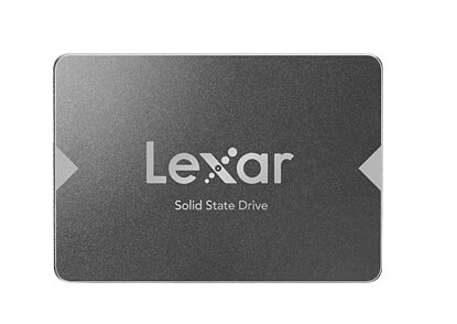 256GB Lexar® NS100 2.5” SATA (6Gb/s) Solid-State Drive, up to 520MB/s Read and 440 MB/s write LNS100-256RB