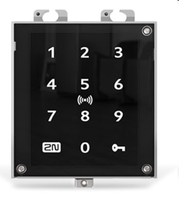 2N® Access Unit 2.0 Touch keypad & RFID - 125kHz, secured 13.56MHz, NFC 9160346-S