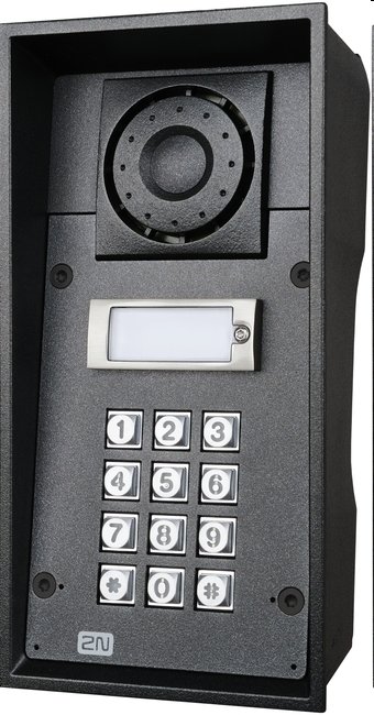 2N Helios IP Force 1 tlačítko, klávesnice, 10W reproduktor 9151101KW