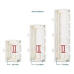 2N Helios IP Verso Krabice pro instalaci do zdi, 2 moduly 9155015
