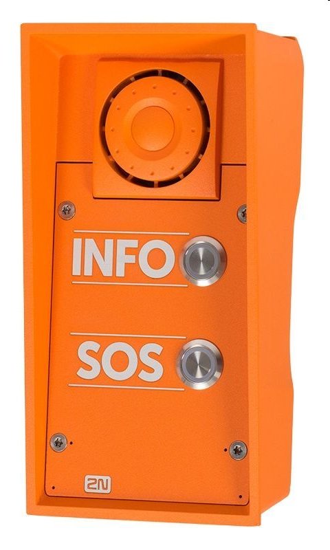 2N® IP Safety - 2 tlačítka INFO SOS, 10W reproduktor 9152102W