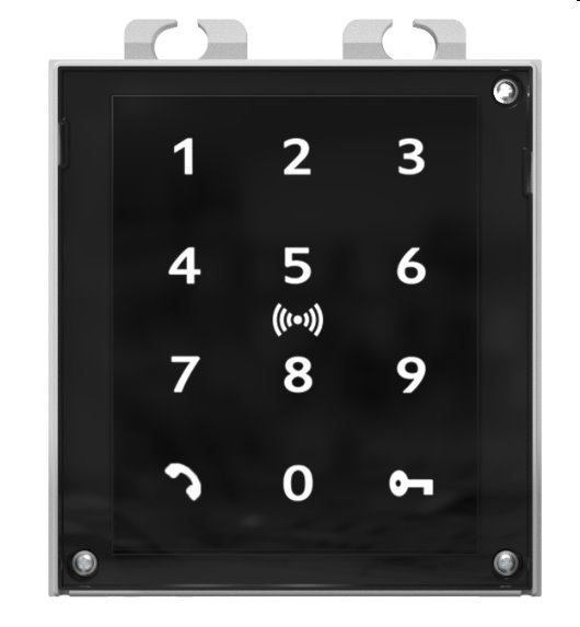 2N® IP Verso Touch keypad & RFID reader 125kHz, secured 13.56MHz, NFC 91550946-S