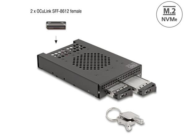 3.5? Mobile Rack for 2 x M.2 NVMe SSD wi, 3.5? Mobile Rack for 2 x M.2 NVMe SSD wi 47070