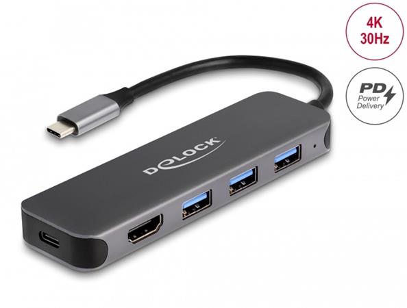 3 Port USB Hub and 4K HDMI output with U, 3 Port USB Hub and 4K HDMI output with U 64171