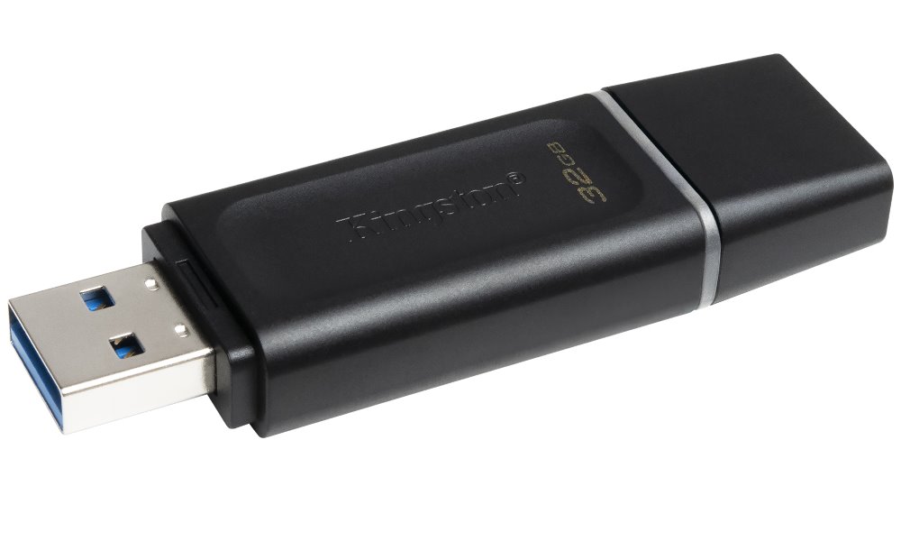 32 GB . USB 3.2 kľúč . Kingston DataTraveler Exodia Gen 1 (Black + White)