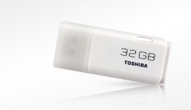 32 GB . USB kľúč . TOSHIBA - TransMemory biely THN-U202W0320E4