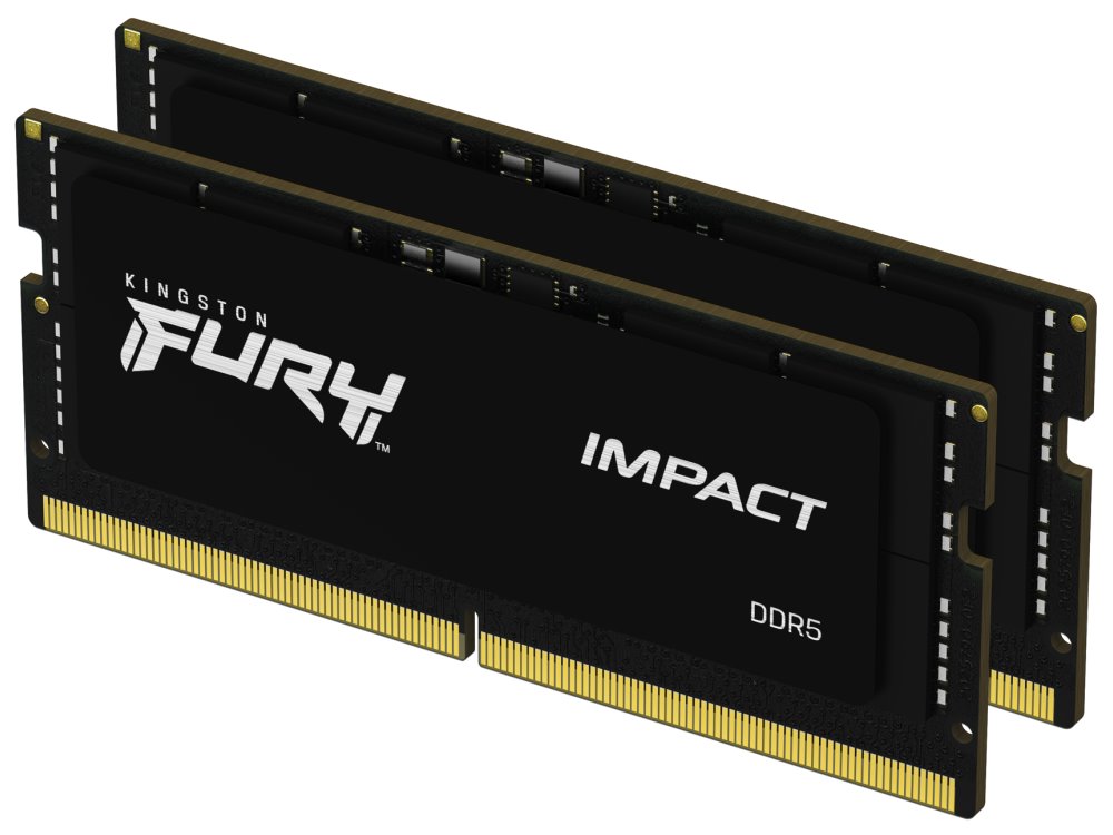32GB 4800MHz DDR5 SODIMM 16x2 FURY KF548S38IBK2-32