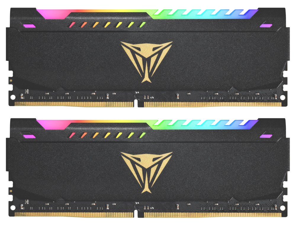 32GB DDR4-3200MHz RGB Patriot CL18, kit 2x16GB PVSR432G320C8K