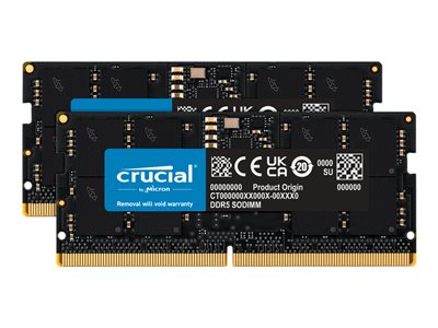 32GB Kit2x16GB DDR5-5600 SODIMM Crucial CT2K16G56C46S5