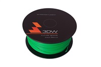 3DW - 3DW - ABS filament pre 3D tlačiarne, priemer struny 1,75mm, farba zelená váha 1kg, teplota tlače 220-250°C D11106