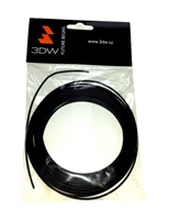 3DW - ABS filament pro 3D tiskárny, průměr struny 1,75mm, barva černá, v balení 10m, teplota tisku 220-250°C