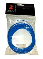 3DW - ABS filament pro 3D tiskárny, průměr struny 1,75mm, barva modrá, v balení 10m, teplota tisku 220-250°C