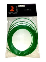 3DW - ABS filament pro 3D tiskárny, průměr struny 1,75mm, barva zelená, v balení 10m, teplota tisku 220-250°C