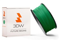 3DW - PLA filament pro 3D tiskárny, průměr struny 1,75mm, barva zelená, váha 0,5kg, teplota tisku 190-210°C D12206