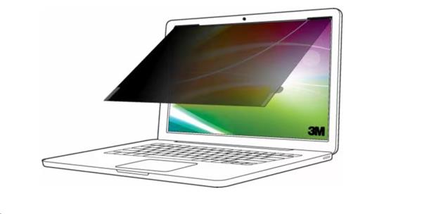 3M™ Bright Screen Privacy Filter for 14.5in Laptop, 16:10 BP145W1B