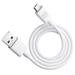 3mk datový kabel Hyper Cable USB-A/Micro USB 1.2m 5V 2,4A, bílá 5903108541176