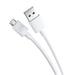 3mk datový kabel Hyper Cable USB-A/Micro USB 1.2m 5V 2,4A, bílá 5903108541176