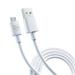 3mk datový kabel Hyper Cable USB-A/Micro USB 1.2m 5V 2,4A, bílá 5903108541176