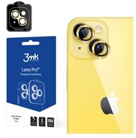 3mk ochrana kamery Lens Pro pro Apple iPhone 15 Plus, Yellow 5903108529877