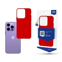 3mk ochranný kryt Matt Case pro Apple iPhone 14 Pro Max, Strawberry 5903108476935