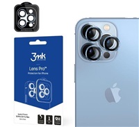 3mk tvrzené sklo Lens Pro ochrana kamery pro Apple iPhone 14 Pro / iPhone 14 Pro Max, fialová 5903108484077