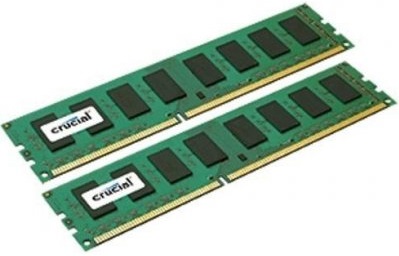 4GB DDR3L - 1600 MHz Crucial CL11 UDIMM kit 1.35V/1.5V, 2x2GB CT2K25664BD160B