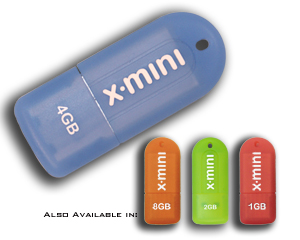 4GB Patriot Signature Mini USB Flash Drive PSF4GMUSB