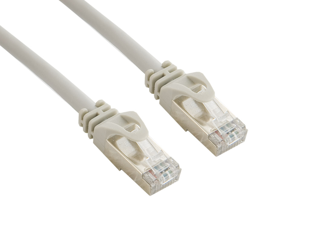 4World Sieťový kábel RJ45, bez krytky, Cat. 6 FTP, 15m, Šedý 06111