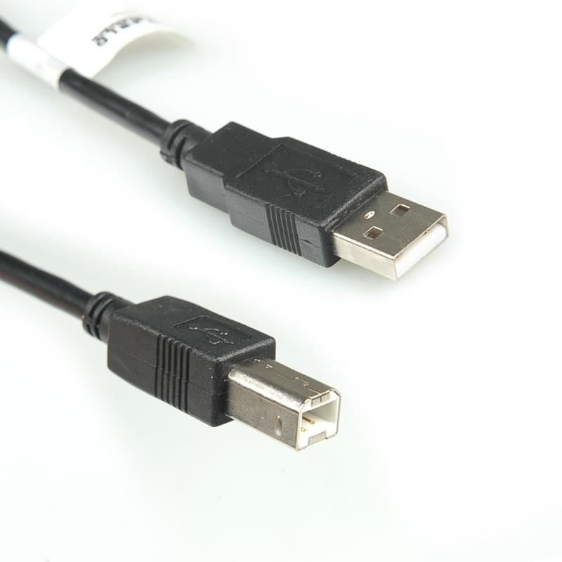 4World USB 2.0 kábel, typ A-B M/M 5m grey