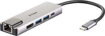 5-in-1 Hub HDMI/Ethernet Power Delivery, 5-in-1 Hub HDMI/Ethernet Power Delivery DUB-M520