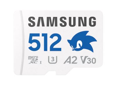 512 GB . microSDXC karta Samsung PRO Plus Sonic the Hedgedog + adaptér MB-MD512SA/LC1