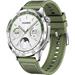 55020BGV HUAWEI WATCH GT4 46 mm Silver/Green strap 6942103104817