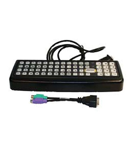 60 key Rugged Keyboard, QWERTY, PS2,WX8 adap.cable VX89152KEYBRD