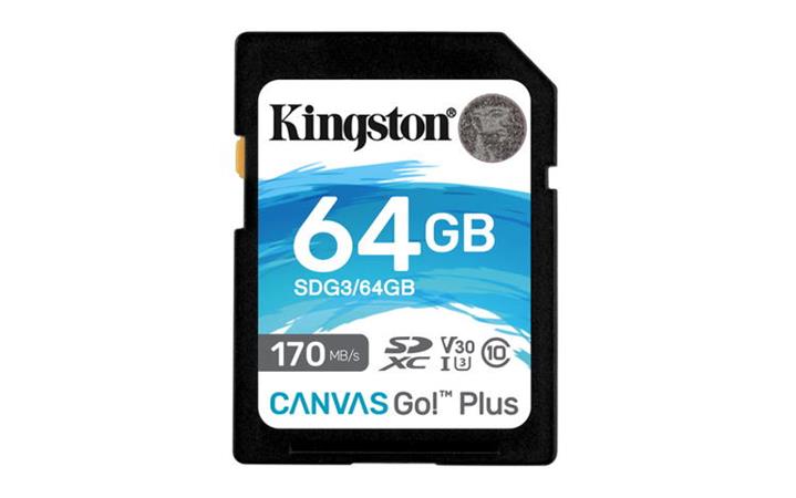 64 GB .SDXC karta Kingston Canvas Go Plus Gen4 ( r200MB/s ) SDG4/64GB