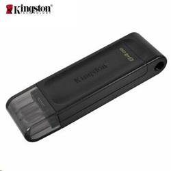 64 GB . USB 3.2 kľúč . Kingston DataTraveler 70 DT70/64GB