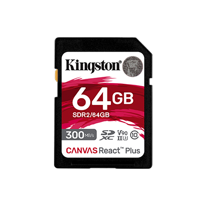 64GB CanvasRctPls SDXC UHS-II 300R/260W SDR2/64GB