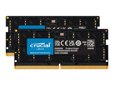 64GB Kit 2x32GB DDR5-4800 SODIMM CT2K32G48C40S5
