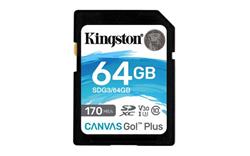 64GB SDXC Kingston U3 V30 170/70MB/s SDG3/64GB