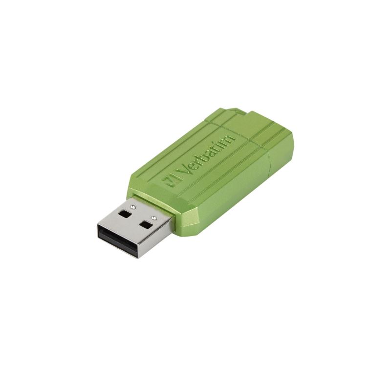 64GB USB Flash 2.0 PIN STRIPE Store'n'Go, eukalyptově zelená 0023942499640