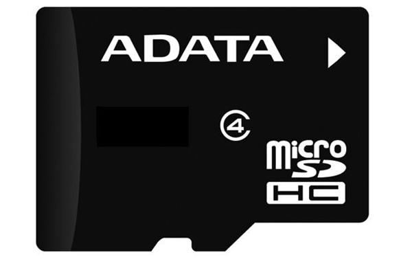 8 GB . microSDHC karta ADATA class 4 AUSDH8GCL4-R