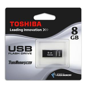 8 GB . USB kľúč . TOSHIBA - SURUGA čierny THNU08SIPBLACK(BL5