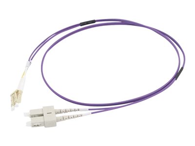 81767, 30m LC/SC OM4 LSZH Fibre Patch - Violet